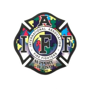 IAFF Decal Autism