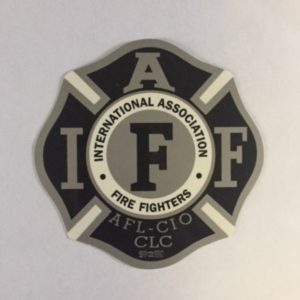 IAFF Decal Black & Silver