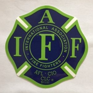 IAFF Decal Blue & Green