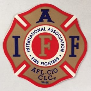IAFF Decal Gold