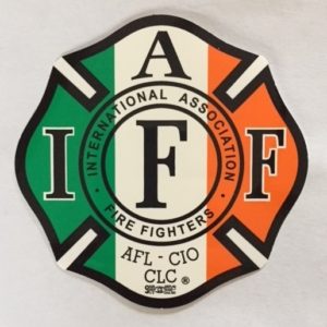 IAFF Decal Irish Flag