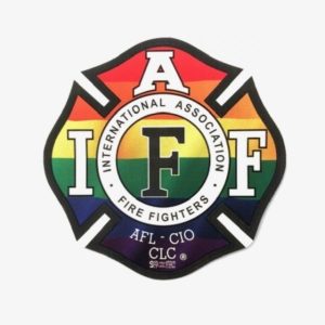 IAFF Decal Rainbow